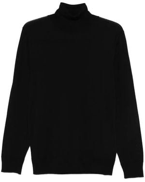 Barena High-Neck Wool Jumper - Black