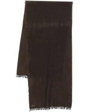 Canali Fringed scarf - Marrón