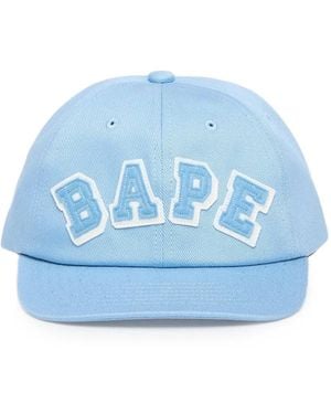 A Bathing Ape Cappello Con Applicazione - Blu