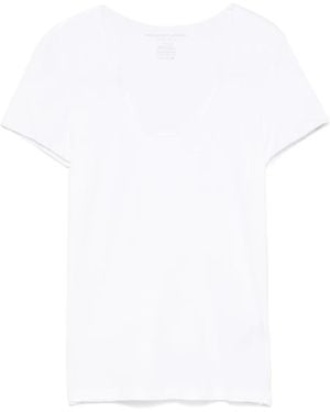 Majestic Filatures T-Shirt mit Stretchanteil - Weiß
