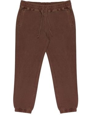 Aimé Leon Dore Garment Dyed Uniform Track Trousers - Brown