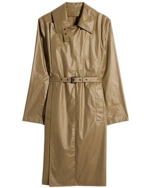 Lemaire Belted Wrap Coat - Natural