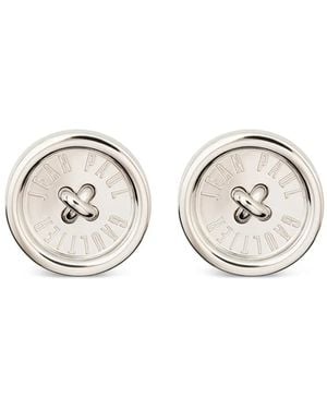 Jean Paul Gaultier Button Earrings - Natural
