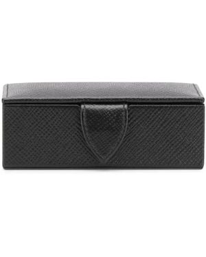Smythson Textured Jewelry Box - Gray