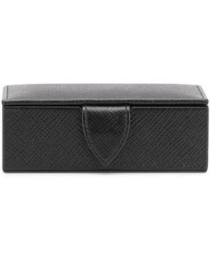 Smythson Textured Jewelry Box - Gray