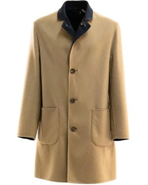 KIRED Reversible Double-Breasted Coat - Natural