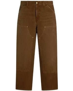 Carhartt Carpenter-Style Cotton Pants For - Brown