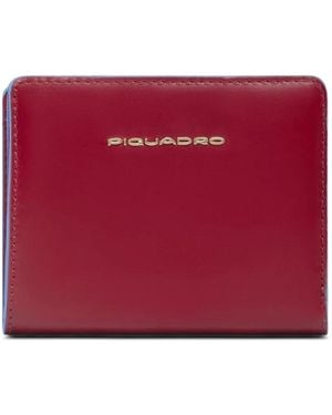 Piquadro Bifold Design Wallet - Red