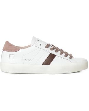 Date Sneakers Mit Kontrasteinsätzen - Weiß