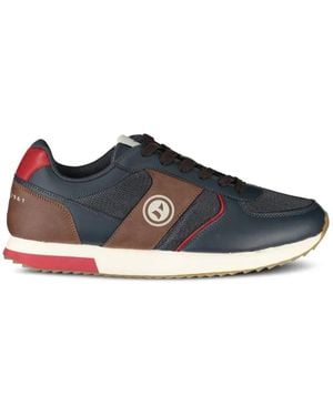 Navigare Sneakers Mit Logo-Patch - Blau