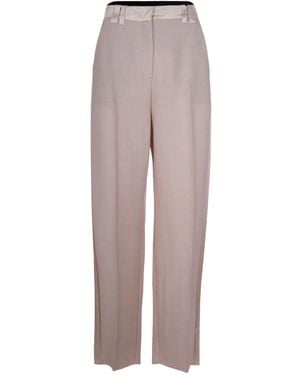 Marella Straight-Leg Pants - Gray