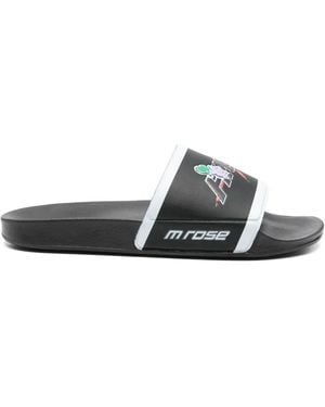 Martine Rose High On Hope Slides - White