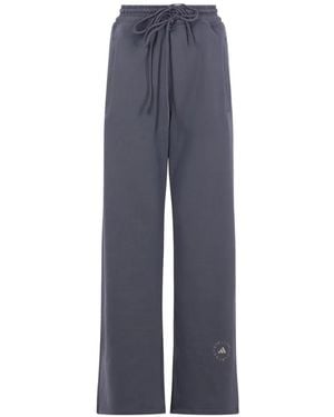adidas By Stella McCartney Pantalon De Jogging À Logo Imprimé - Blue