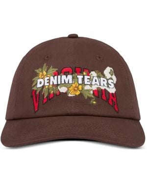 DENIM TEARS Virginia Embroidered-Logo Adjustable Cap - Rot