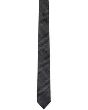 Thom Browne Wollkrawatte Mit Hohem Bund - Weiß