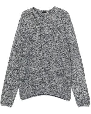 Herno Cable-Knit Jumper - Grey