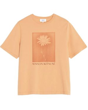 Maison Kitsuné T-Shirt Daisy Comfort - Bianco