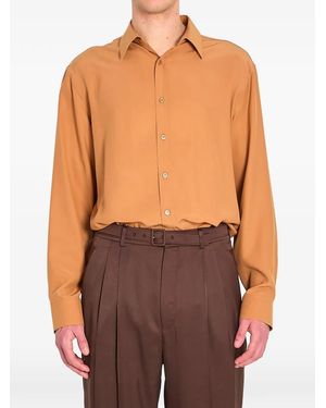 Saint Laurent Silk Shirt - Orange