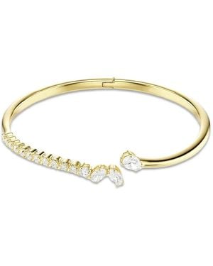 Swarovski Mesmera Open Armband Met Kubusvormige Zirkonia - Metallic
