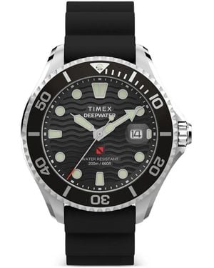 Timex Deepwater Meridian 44Mm Watch - Black