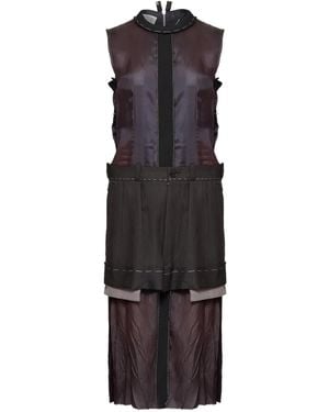 Maison Margiela Decortiqué Midi Dress - Blue