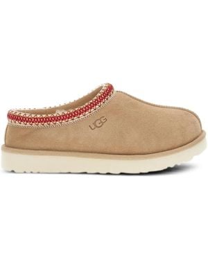 UGG Slipper Aus Wildleder Mit Flechtbesatz - Braun