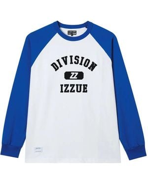 Izzue Raglan-sleeve Graphic T-shirt - ブルー