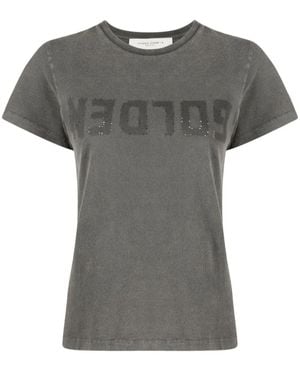 Golden Goose T-Shirt Con Stampa - Grigio