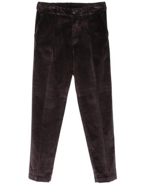 Eleventy Corduroy Trousers - Black
