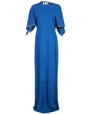 Stella McCartney Embellished Handkerchief Dress - Blue