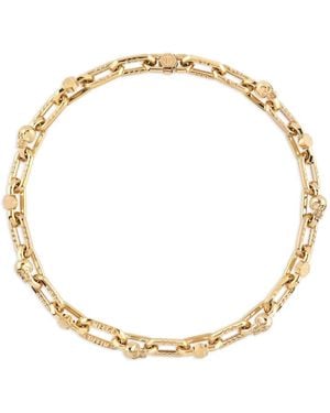 Philipp Plein Collar Con Cadena De Cable - Metálico