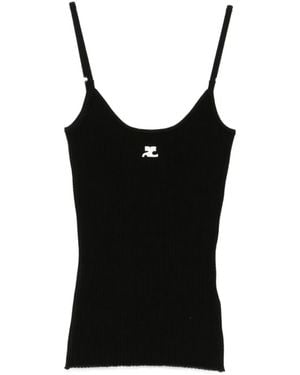 Courreges リエディション タンクトップ - ブラック