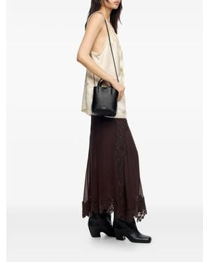 Bimba Y Lola Handtasche aus Leder - Weiß