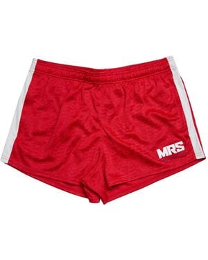 Nike X Martine Rose Short À Patch Logo - Rouge