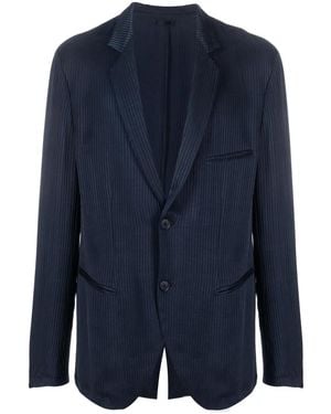 Giorgio Armani Gestreiftes Sakko - Blau
