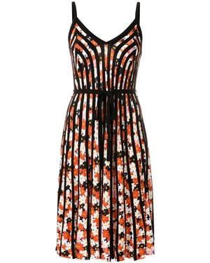 KENZO Jurk Met Bloemenprint Van Fantasie - Wit