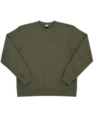 Nike Logo-Embroidered Sweatshirt - Green