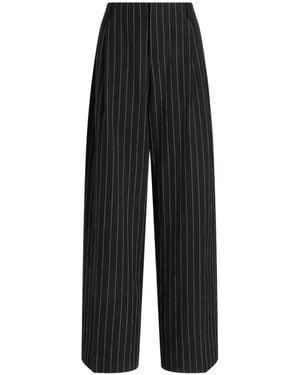 Dolce & Gabbana Pinstriped Pants - Black