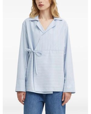 Samsøe & Samsøe Sacala Striped Top - Blue