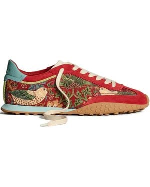 HOFF Bridge Morris Floral-Print Sneakers - Red