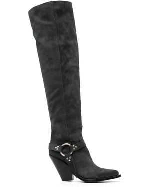 Sonora Boots Acapulco Suede Boots - Black