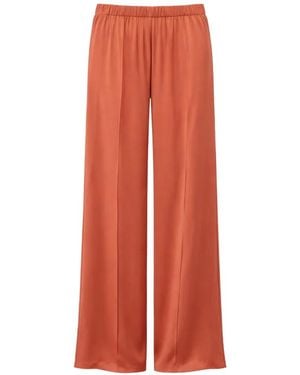 Semicouture Pantalon À Taille Élastiquée - Orange