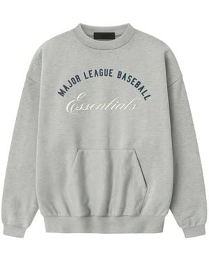 Fear Of God Essentials Logo-Print Sweatshirt - Grey