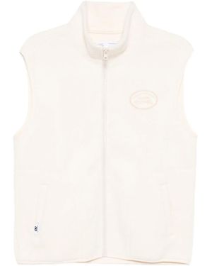 Chocoolate Sleeveless Jacket - White