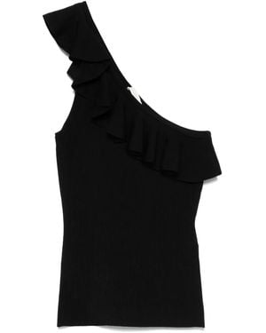 Zimmermann One-Shoulder Top - Black