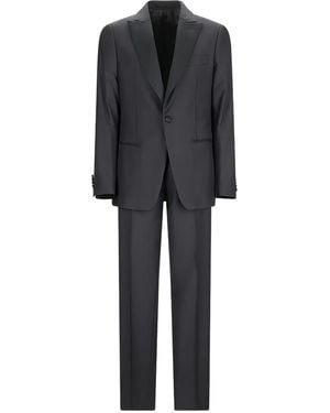 Lardini Virgin Wool Suit - Black