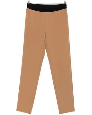 ERMANNO FIRENZE Logo-Waistband Slim-Fit Pants - White