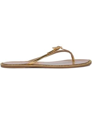 Le Silla Sahara Flip Flops - Metallic