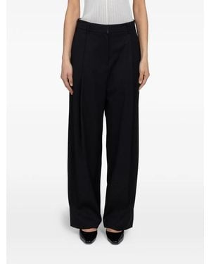 Amomento Pantalon Ample À Plis - Black