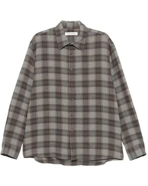 sunflower Studio Checked-Pattern Shirt - Gray